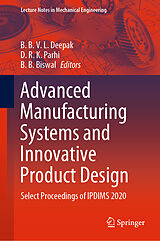 eBook (pdf) Advanced Manufacturing Systems and Innovative Product Design de 