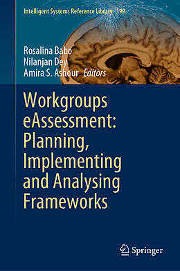 Livre Relié Workgroups eAssessment: Planning, Implementing and Analysing Frameworks de 