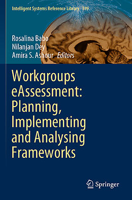 Couverture cartonnée Workgroups eAssessment: Planning, Implementing and Analysing Frameworks de 