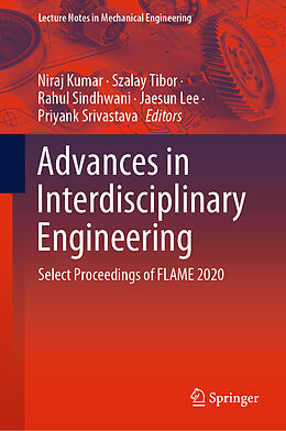 Livre Relié Advances in Interdisciplinary Engineering de 