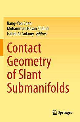 Kartonierter Einband Contact Geometry of Slant Submanifolds von 
