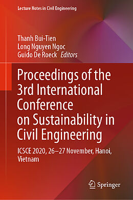 Livre Relié Proceedings of the 3rd International Conference on Sustainability in Civil Engineering de 