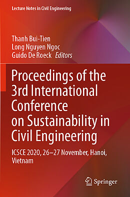 Couverture cartonnée Proceedings of the 3rd International Conference on Sustainability in Civil Engineering de 