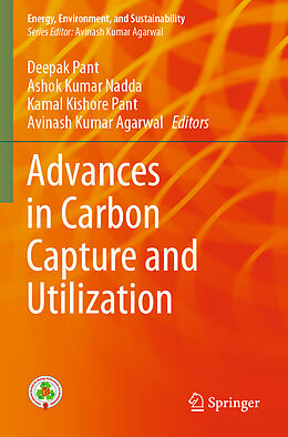 Couverture cartonnée Advances in Carbon Capture and Utilization de 