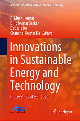 Livre Relié Innovations in Sustainable Energy and Technology de 