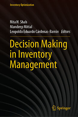 Livre Relié Decision Making in Inventory Management de 