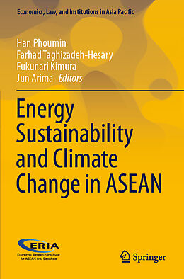 Couverture cartonnée Energy Sustainability and Climate Change in ASEAN de 