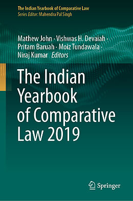 Livre Relié The Indian Yearbook of Comparative Law 2019 de 