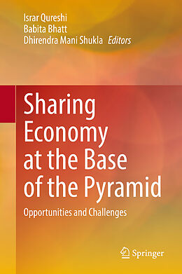 Livre Relié Sharing Economy at the Base of the Pyramid de 