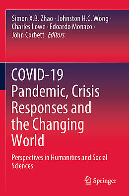 Couverture cartonnée COVID-19 Pandemic, Crisis Responses and the Changing World de 