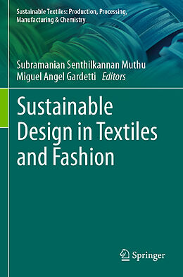 Couverture cartonnée Sustainable Design in Textiles and Fashion de 