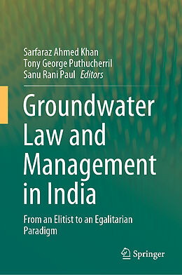 Livre Relié Groundwater Law and Management in India de 