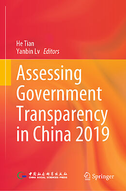 Livre Relié Assessing Government Transparency in China 2019 de 