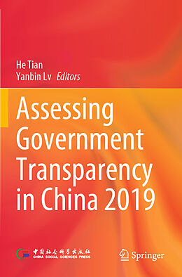 Couverture cartonnée Assessing Government Transparency in China 2019 de 