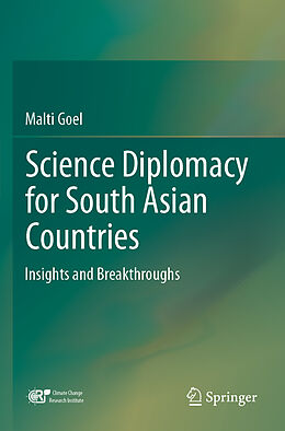 Couverture cartonnée Science Diplomacy for South Asian Countries de Malti Goel