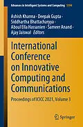 E-Book (pdf) International Conference on Innovative Computing and Communications von 