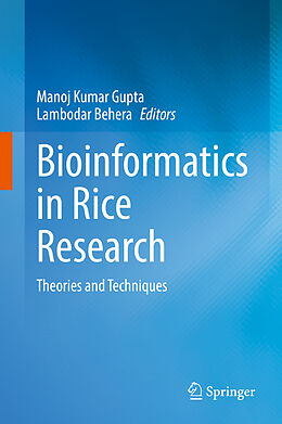 Livre Relié Bioinformatics in Rice Research de 