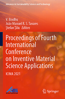 Couverture cartonnée Proceedings of Fourth International Conference on Inventive Material Science Applications de 