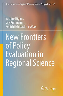 Couverture cartonnée New Frontiers of Policy Evaluation in Regional Science de 