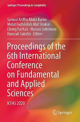 Couverture cartonnée Proceedings of the 6th International Conference on Fundamental and Applied Sciences de 