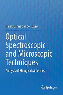 Couverture cartonnée Optical Spectroscopic and Microscopic Techniques de 