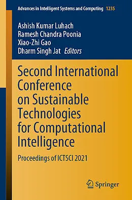 Kartonierter Einband Second International Conference on Sustainable Technologies for Computational Intelligence von 