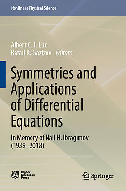 Couverture cartonnée Symmetries and Applications of Differential Equations de 