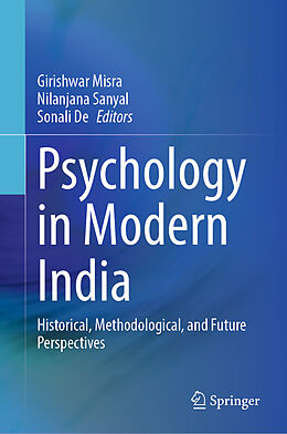 Livre Relié Psychology in Modern India de 