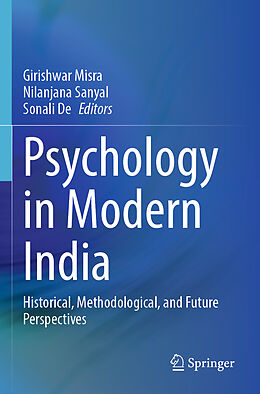 Couverture cartonnée Psychology in Modern India de 