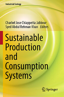 Couverture cartonnée Sustainable Production and Consumption Systems de 