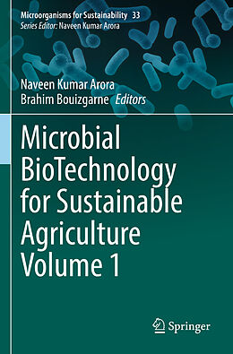 Couverture cartonnée Microbial BioTechnology for Sustainable Agriculture Volume 1 de 