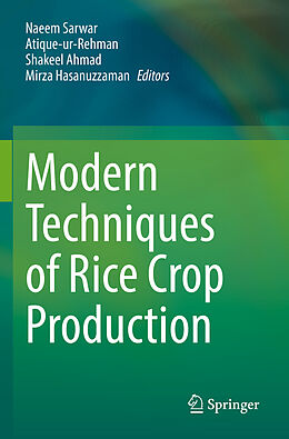 Kartonierter Einband Modern Techniques of Rice Crop Production von 