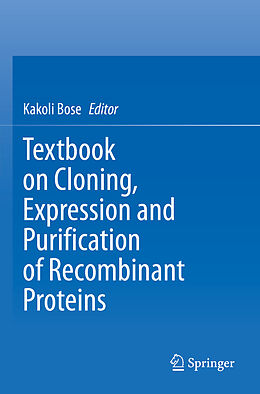 Couverture cartonnée Textbook on Cloning, Expression and Purification of Recombinant Proteins de 