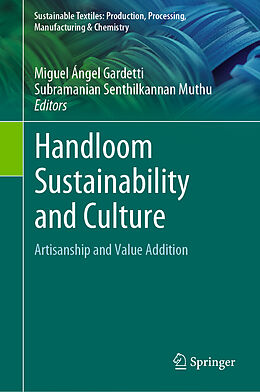 Livre Relié Handloom Sustainability and Culture de 