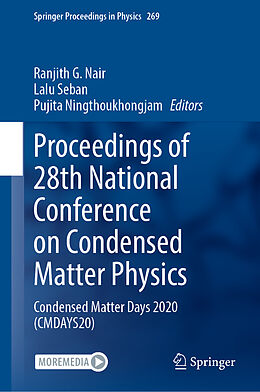 Livre Relié Proceedings of 28th National Conference on Condensed Matter Physics de 