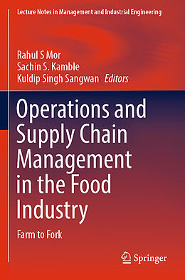 Couverture cartonnée Operations and Supply Chain Management in the Food Industry de 