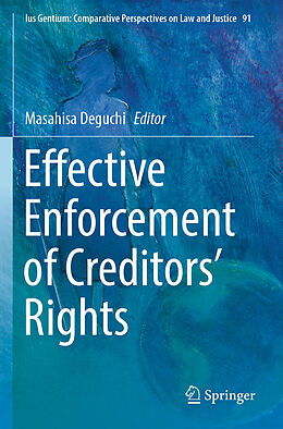 Couverture cartonnée Effective Enforcement of Creditors  Rights de 