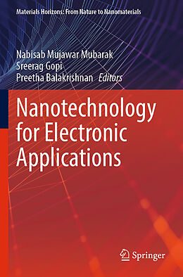 Couverture cartonnée Nanotechnology for Electronic Applications de 