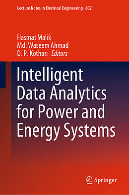 Livre Relié Intelligent Data Analytics for Power and Energy Systems de 