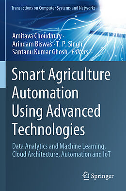 Couverture cartonnée Smart Agriculture Automation Using Advanced Technologies de 