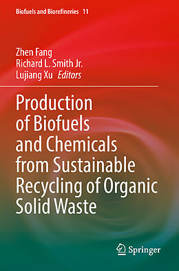 Couverture cartonnée Production of Biofuels and Chemicals from Sustainable Recycling of Organic Solid Waste de 