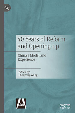 Livre Relié 40 Years of Reform and Opening-up de Chaoyang Wang