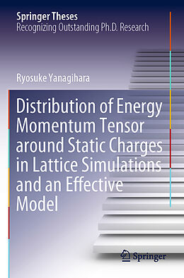 Couverture cartonnée Distribution of Energy Momentum Tensor around Static Charges in Lattice Simulations and an Effective Model de Ryosuke Yanagihara