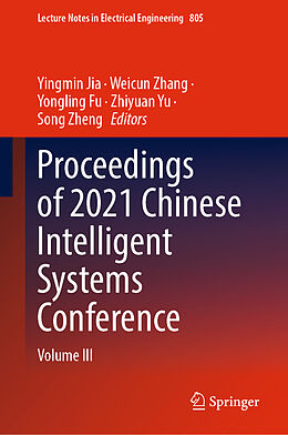 Livre Relié Proceedings of 2021 Chinese Intelligent Systems Conference de 