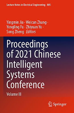 Couverture cartonnée Proceedings of 2021 Chinese Intelligent Systems Conference de 