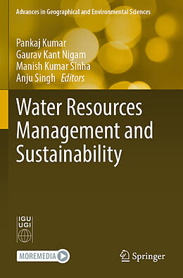 Couverture cartonnée Water Resources Management and Sustainability de 