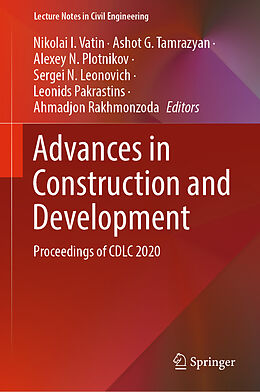 Livre Relié Advances in Construction and Development de 