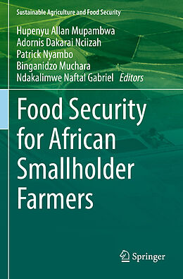 Couverture cartonnée Food Security for African Smallholder Farmers de 