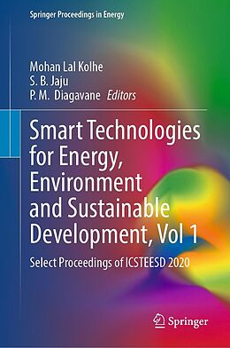 eBook (pdf) Smart Technologies for Energy, Environment and Sustainable Development, Vol 1 de 