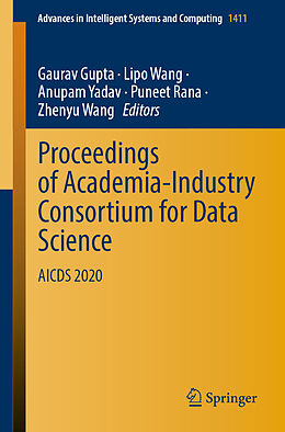 Couverture cartonnée Proceedings of Academia-Industry Consortium for Data Science de 